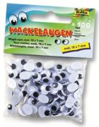 Oči pohyblivé ovál 10x7/100ks