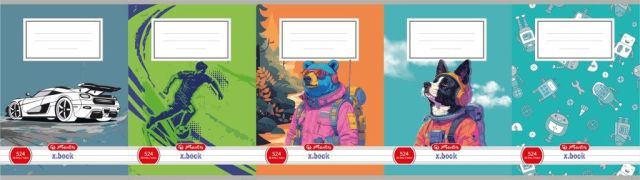 Zošit 524 Herlitz chlapčenský motív linajkový