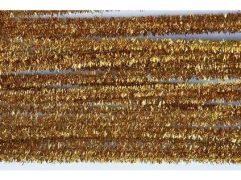 Drôt žinilkový 6 mm zlatý/25