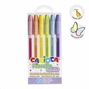 Sada perá gélové Carioca Pastel /6