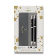 Sada PARKER Sonnet Black CT pero guľôčkové + roller
