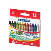 Pastelky CENTROPEN voskové trojhranné/12