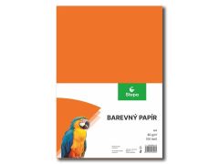 Papier farebný A4 80g /100ks oranžový
