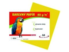 Papier farebný A4 80g /100ks žltý