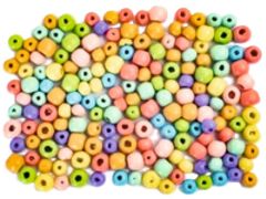 Koráliky drevené Rainbow