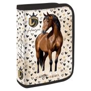 Peračník jednoradový s 2 klopami Horse - kôň plnený