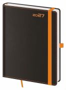 Diár týždenný B6 Double Orange s pútkom