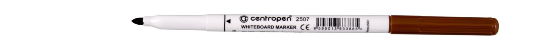 Značkovač CENTROPEN 2507 biele tab.hnedý