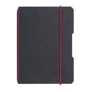Zošit A4 my.book Flex 40l koženka štvorčekový čierny