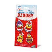 Sada kreatívna ARGUS Vymaľuj vianočné ozdoby perníček