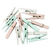 Štipec ozdobný Pastel 47 mm/12ks