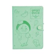 Zápisník ARGUS 12x16,9 cm Upset Duck zelený s gumičkou