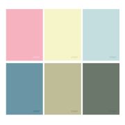 Zošit A4 54l Colours linajkový