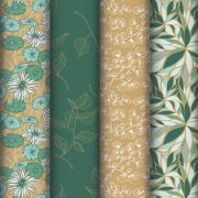 Baliaci papier Clairefontaine My Garden kraft 2x0,7 m