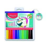 Fixky MAPED WB Fun Colors/12 na biele tabule