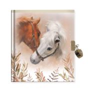 Zápisník ARGUS so zámkom Horses