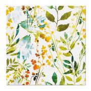 Obrúsky AIRLAID/50 40x40 Watercolor leaves
