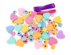 Koráliky drevené Rainbow dóza