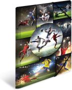 Mapa s 3 klopami A3 s gumičkou PP Futbal