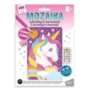 Mozaika kreatívna sada diamant ARGUS 10x14.8cm Jednorožec
