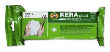 Modelovacia hmota KERAplast 1kg biela