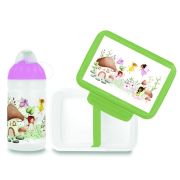 Fľaša Zdravá lahev 0.5l+box Zdravá desiata Rozprávkové víly