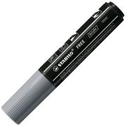 Popisovač STABILO FREE  Acrylic T800C šedý tm. 4-10mm