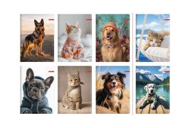 Zošit A5 Style Pets 52l linajkový