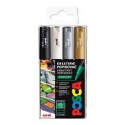 Popisovač POSCA sada 1M/4s mix