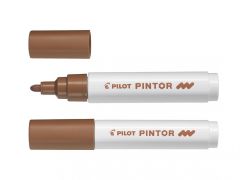 Značkovač PILOT PINTOR M 1.4 mm hnedý