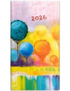 Minidiár Napoli dvojtýždenný design Stromy