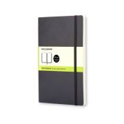 Zápisník MOLESKINE L mäkký čistý čierny