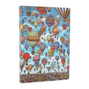 Diár PAPERBLANKS Midi 12 Baloon Fastival DAY
