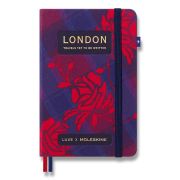 Zápisník MOLESKINE LUXE S 9x14cm London čistý/linajkový