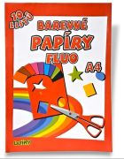 Papier farebný Fluo sada/10