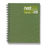 Blok A5 so špirálou NEST zelený 120L
