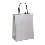 Taška ozdobná NATUR 18.3 x 24.3 cm strieborná