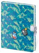 Pamätník STIL so zámkom Pixel quest