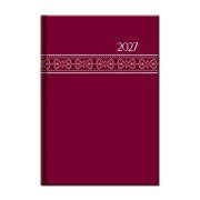 Diár týždenný A5 Print Folk červený