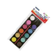 Vodové farby so štetcom CENTROPEN 9541/12 farieb malé 22mm