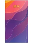 Minidiár Napoli dvojtýždenný design Vlnky