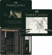 Ceruzka FABER-CASTELL Pitt Monochrome set/18