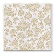 Obrúsky AIRLAID/50 40x40 motív Subtle Roses Gold