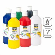 Temperové farby Creall transparentné 6x500 ml