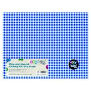 Obrus na školskú lavicu 50x65 modro-biely