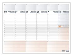 Podložka týždenná plánovacia bez kalendária