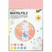 Plsť hárky 20x30 Pastel mix farieb/10