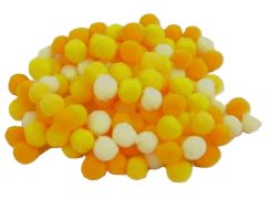 Pompons mix žlté