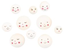 Buničina mix veľkostí tváričky/10ks