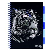 Blok A4 so špirálou na boku STRIGO s rozdružovačom Tiger